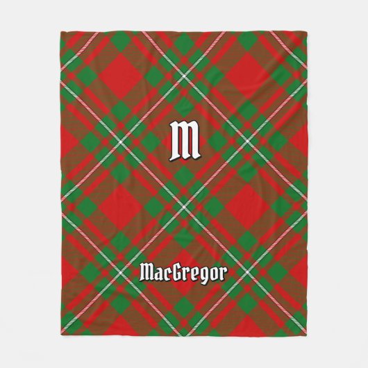 Clan Gregor Tartan Fleece Blanket Deken (Voorkant)
