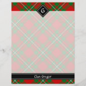 Clan Gregor Tartan Flyer (Achterkant)
