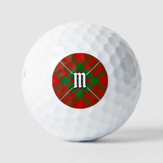 Clan Gregor Tartan Golf Balls Golfballen (Voorkant)