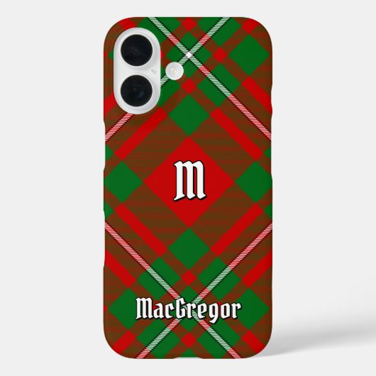 Clan Gregor Tartan Hoesje-Mate iPhone Case (Achterkant)