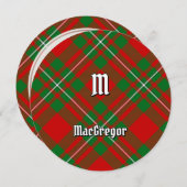 Clan Gregor Tartan Kaart (Voorkant / Achterkant)