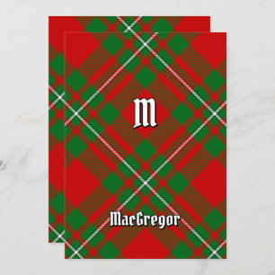 Clan Gregor Tartan Kaart