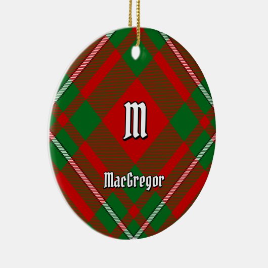Clan Gregor Tartan Keramisch Ornament (Rechts)