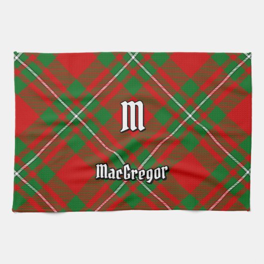 Clan Gregor Tartan Kitchen Towel Theedoek (Horizontaal)