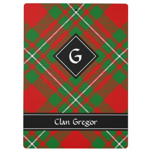 Clan Gregor Tartan Klembord