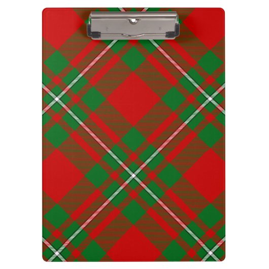 Clan Gregor Tartan Klembord (Voorkant)