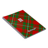 Clan Gregor Tartan Notitieboek (Rechterzijde)