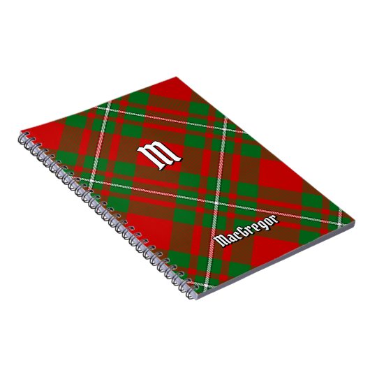 Clan Gregor Tartan Notitieboek (Rechterzijde)