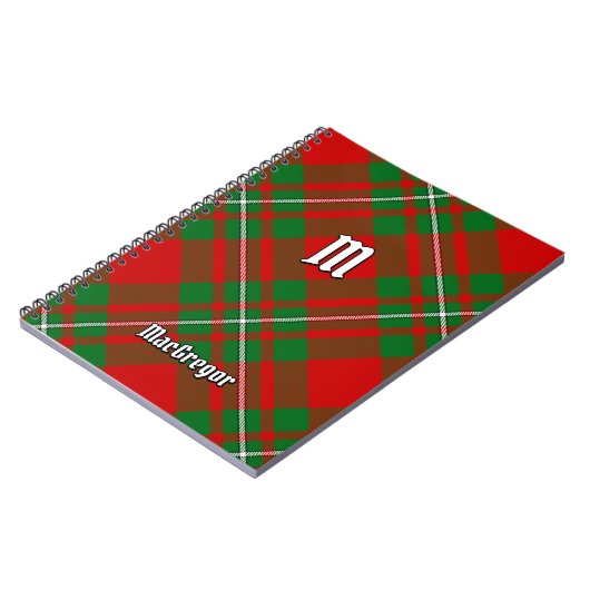 Clan Gregor Tartan Notitieboek (Linkerzijde)