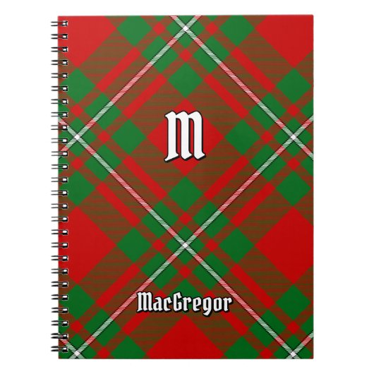 Clan Gregor Tartan Notitieboek (Voorkant)