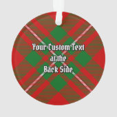 Clan Gregor Tartan Ornament (achterkant)