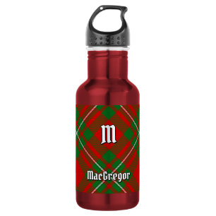 Clan Gregor Tartan RVS Waterfles