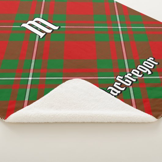 Clan Gregor Tartan Sherpa Blanket Deken (3/4)