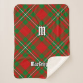Clan Gregor Tartan Sherpa Blanket Deken (Voorkant)