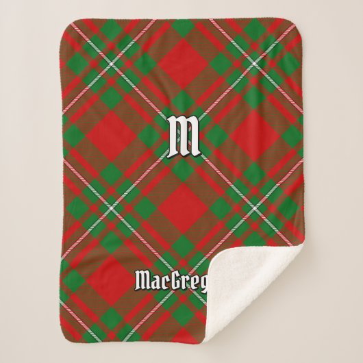 Clan Gregor Tartan Sherpa Blanket Sherpa Deken (Voorkant)