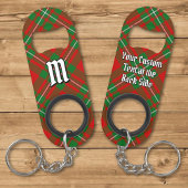 Clan Gregor Tartan Sleutelhanger Bottle Open Mini Flessenopener