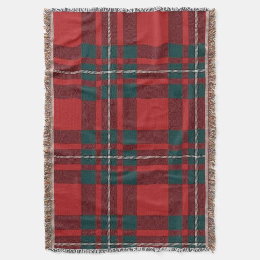 Clan Gregor Tartan Throw Blanket Deken (Voorkant Verticaal)