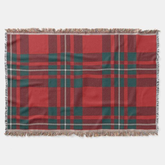 Clan Gregor Tartan Throw Blanket Deken (Voorkant)