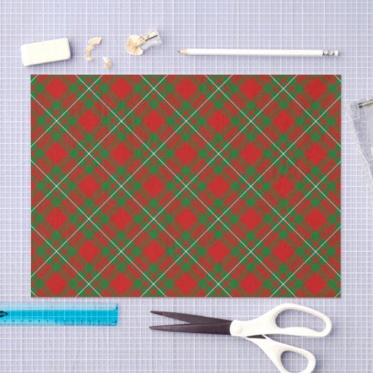 Clan Gregor Tartan Tissue Paper Tissuepapier (Craft)