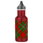 Clan Gregor Wapen over Tartan Waterfles (Links)