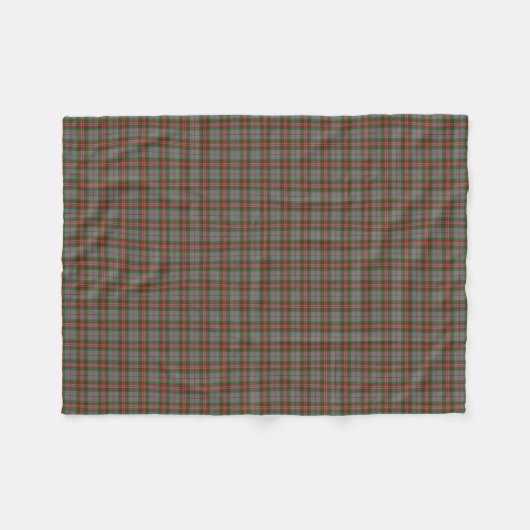 Clan Grey Tartan Fleece Deken (Voorkant (Horizontaal))
