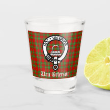 Clan Grierson Crest Badge & Tartan