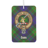 Clan Gunn Crest Air Freshener Luchtverfrisser (Voorkant)