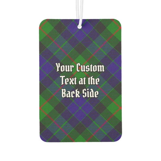 Clan Gunn Crest Air Freshener Luchtverfrisser (Achterkant)