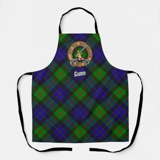 Clan Gunn Crest Apron Schort (Voorkant)