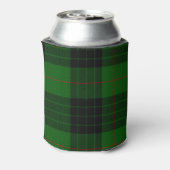 Clan Gunn Crest Badge en Tartan Blikjeskoeler (Blikje Achterkant)