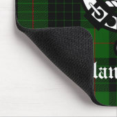 Clan Gunn Crest Badge en Tartan Muismat (Hoek)