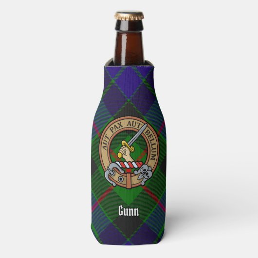 Clan Gunn Crest Bottle Cooler (Fles Voorkant)