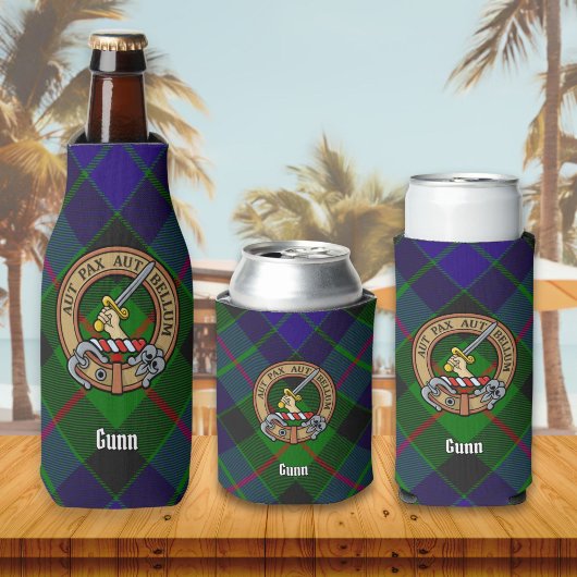 Clan Gunn Crest Bottle Cooler