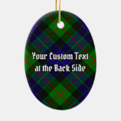 Clan Gunn Crest Ceramic Ornament (Achterkant)