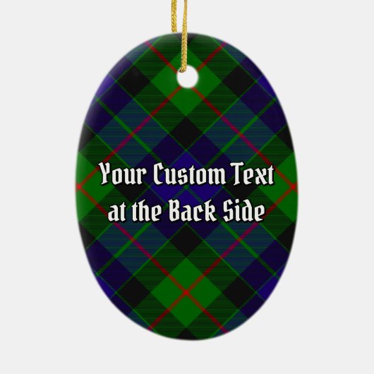 Clan Gunn Crest Ceramic Ornament (Achterkant)