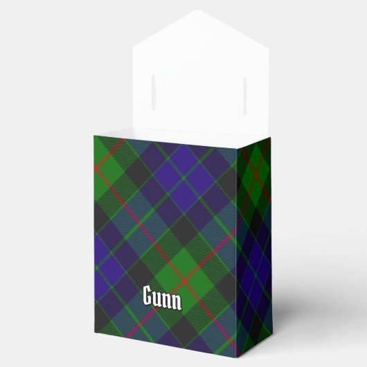 Clan Gunn Crest Favor Box Bedankdoosjes (Geopend)