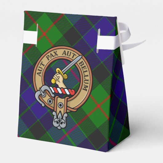 Clan Gunn Crest Favor Box Bedankdoosjes (Achterkant)