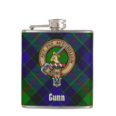 Clan Gunn Crest Flask Heupfles (Voorkant)