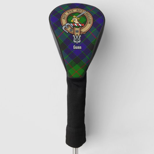 Clan Gunn Crest Golf Head Hoesje Golfheadcover (Voorkant)