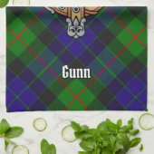Clan Gunn Crest Kitchen Towel Theedoek (Gevouwen)