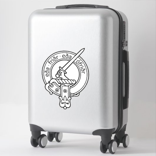 Clan Gunn Crest (Old Norse) Sticker (Koffer)