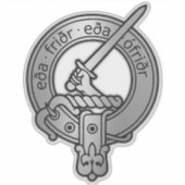 Clan Gunn Crest (Old Norse) Sticker (Voorkant)