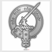 Clan Gunn Crest (Old Norse) Sticker (Vel)