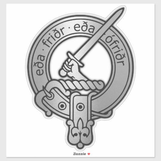 Clan Gunn Crest (Old Norse) Sticker (Vel)