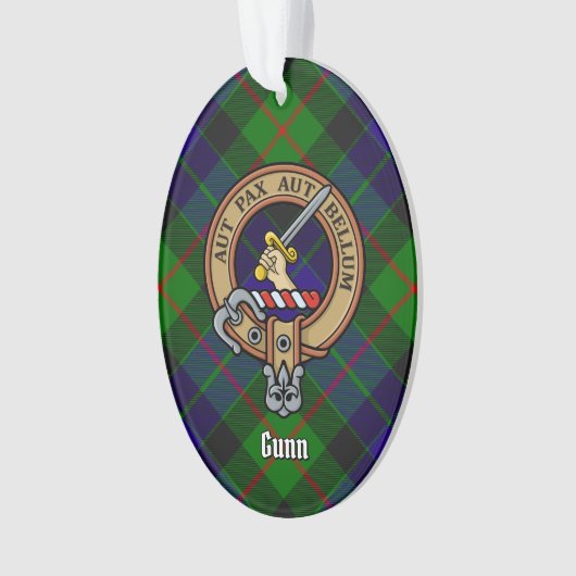 Clan Gunn Crest Ornament (voorkant)