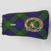 Clan Gunn Crest over Tartan Golfheadcover (Voorkant)