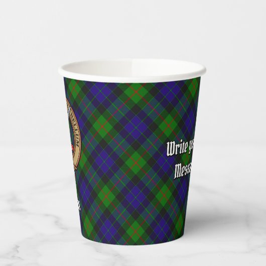 Clan Gunn Crest Paper Cups Papieren Bekers (Links)