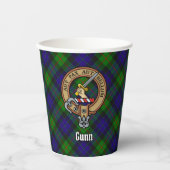 Clan Gunn Crest Paper Cups Papieren Bekers (Voorkant)