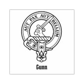 Clan Gunn Crest Rubber Stamp Rubberstempel (Afrduk)