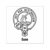 Clan Gunn Crest Self-Inking Stamp Zelfinktende Stempel (Design)